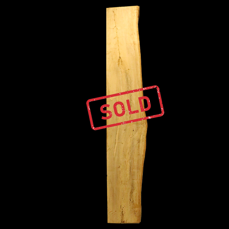 Cotton Wood slab left side. Live Edge Inventory Sales