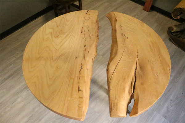 CUSTOM LIVE EDGE FURNITURE MADE FROM ASH WOOD AND RAW STEEL BY COYNE DESIGN COMPANY
